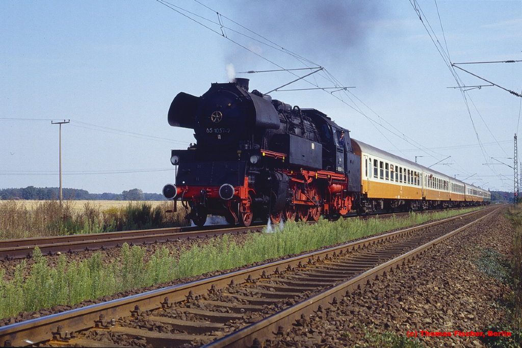 Unterwegs auf der Strecke nach Berlin