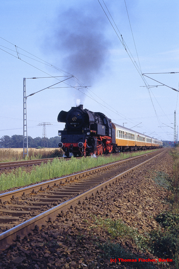 Unterwegs auf der Strecke nach Berlin