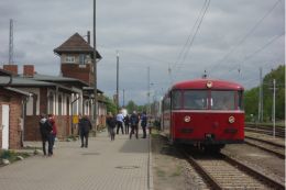 VT 95 der Berliner Eisenbahnfreunde e.V. am 28.04.2019 im Rbf Wustermark