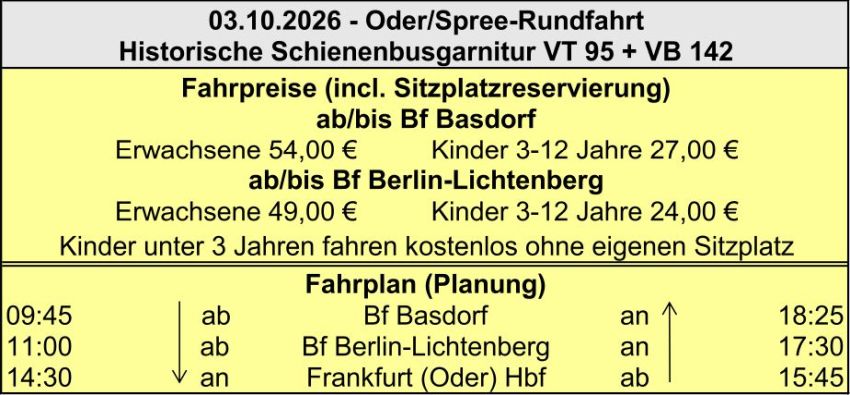 BEF Fahrplan 03.10.2026 (Planung)