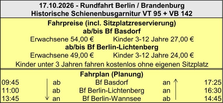 BEF Fahrplan 17.10.2026 (Planung) BEF Fahrplan 17.10.2026 (Planung)