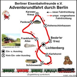 BEF Streckenkarte Adventsrundfahrt Berlin 2026