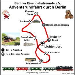 BEF Streckenkarte Adventsrundfahrt Berlin 2026
