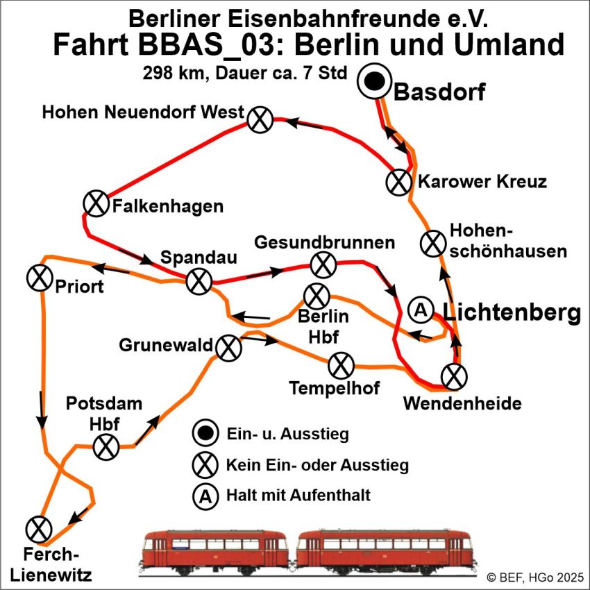 BEF-Routenvorschlag Charterfahrt ab Basdorf 3