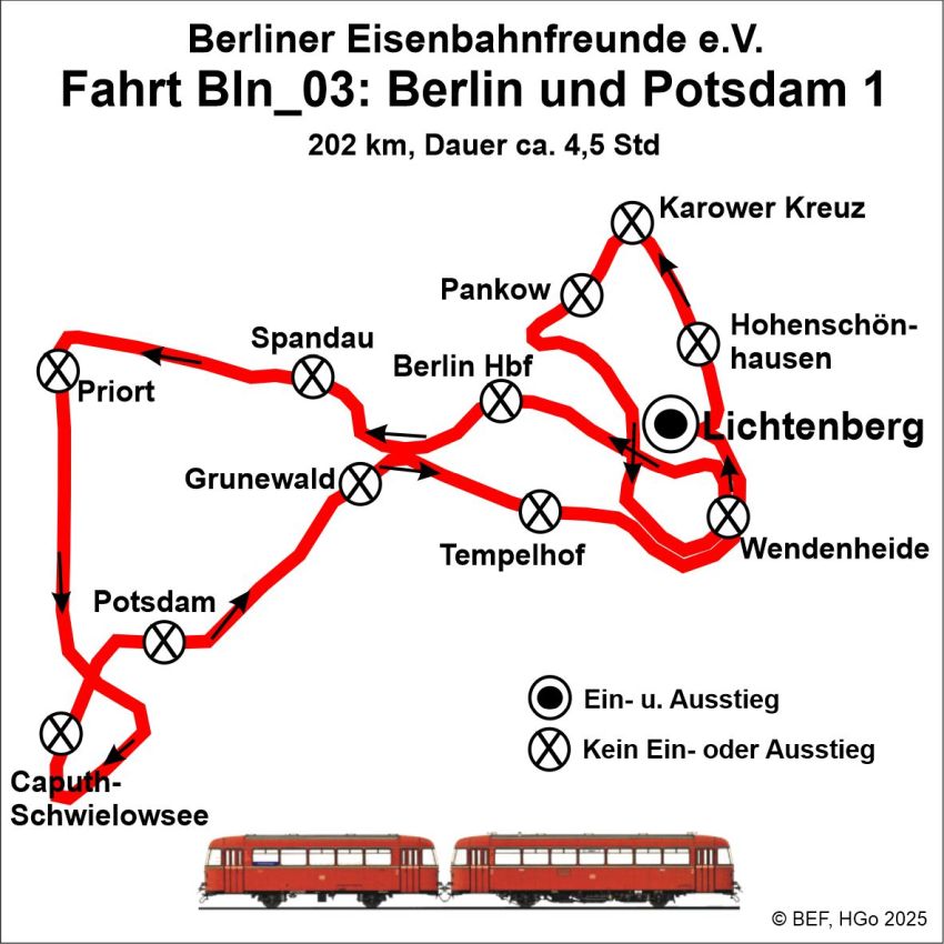 BEF-Routenvorschlag Charterfahrt ab Berlin 3